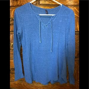 Tie-up Long Sleeve Shirt